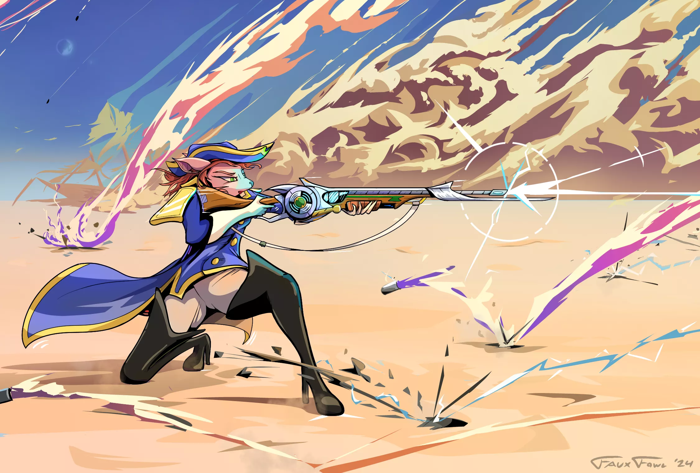 Captain Amelia Fanart! (FauxFowl)