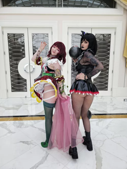 Chain chomp and piranha plant elizawitchcosplay and Elle.chu