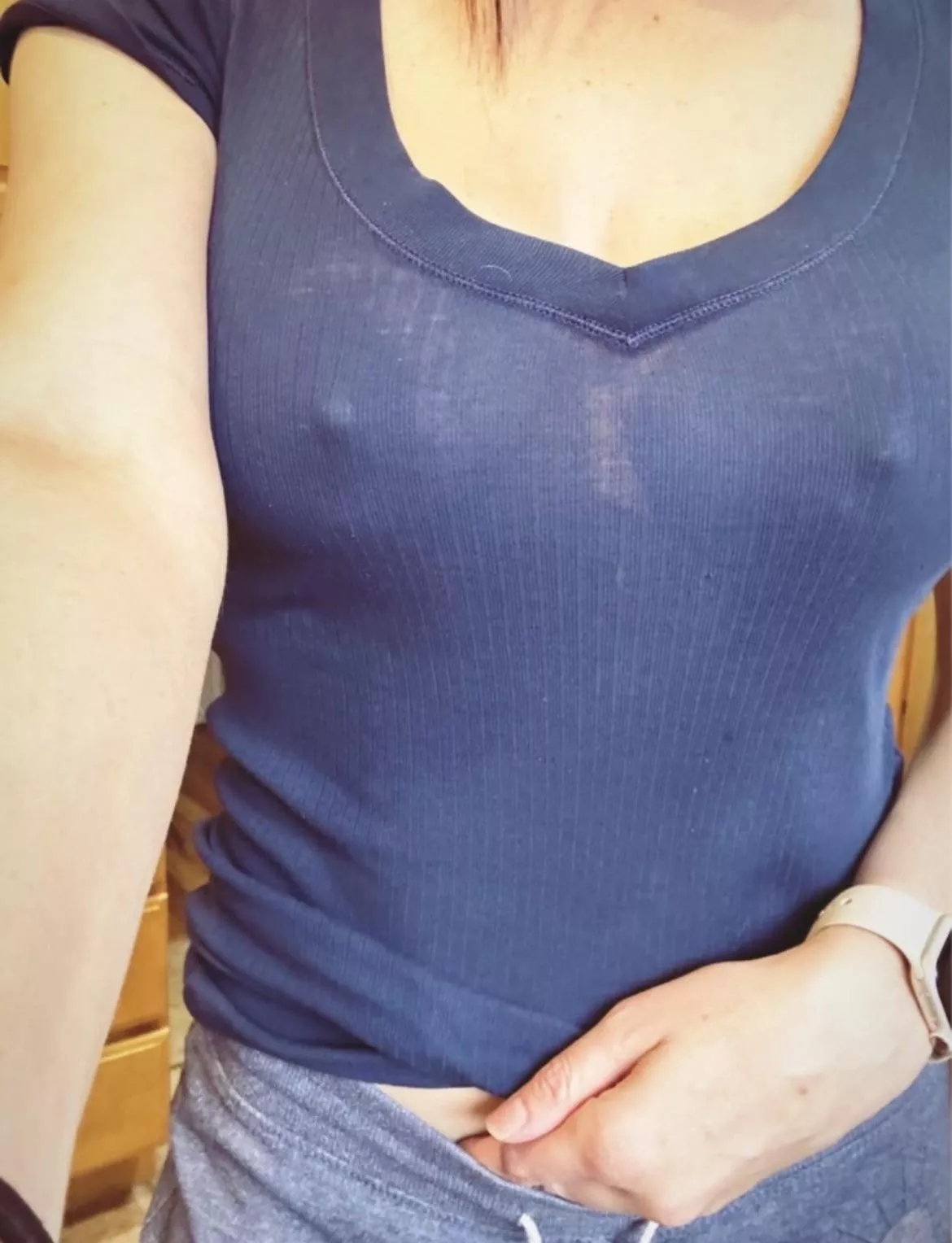 Do you think my husband’s friends will notice the no bra