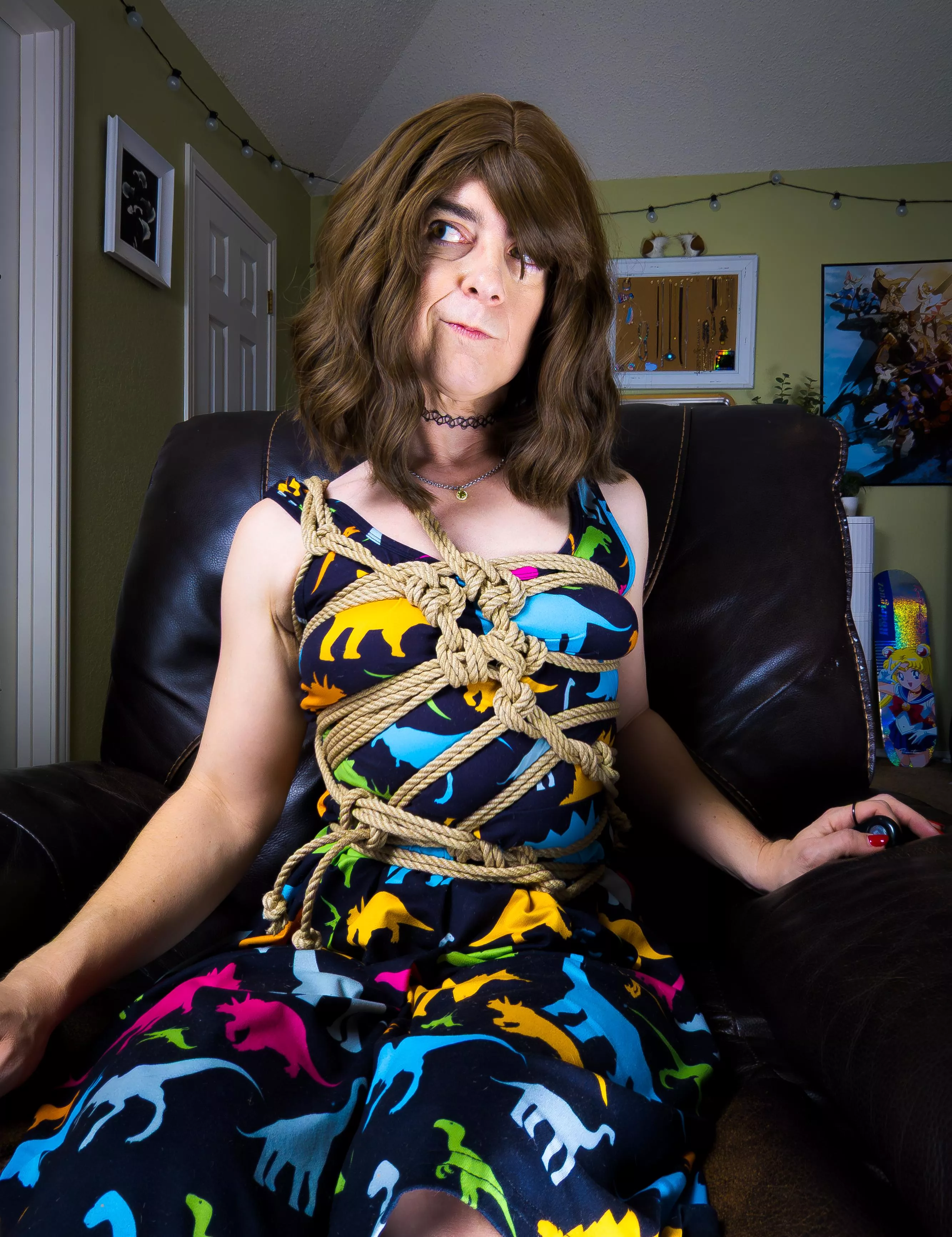 Freestyle (chaos) chest harness I vomitted on myself 