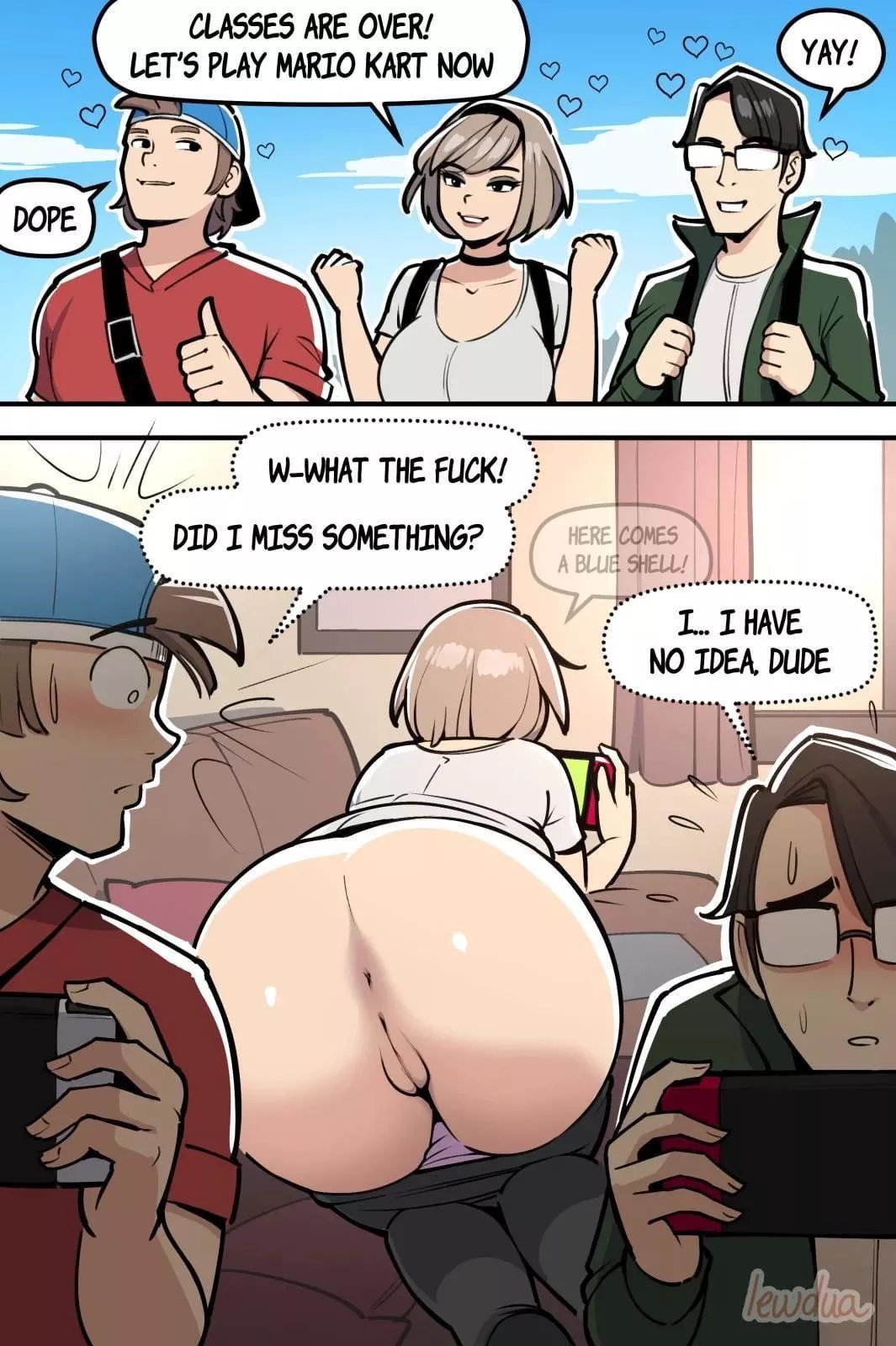 Giving the boys subtle hints