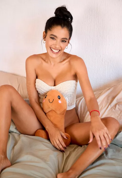 having fun with my cleavage