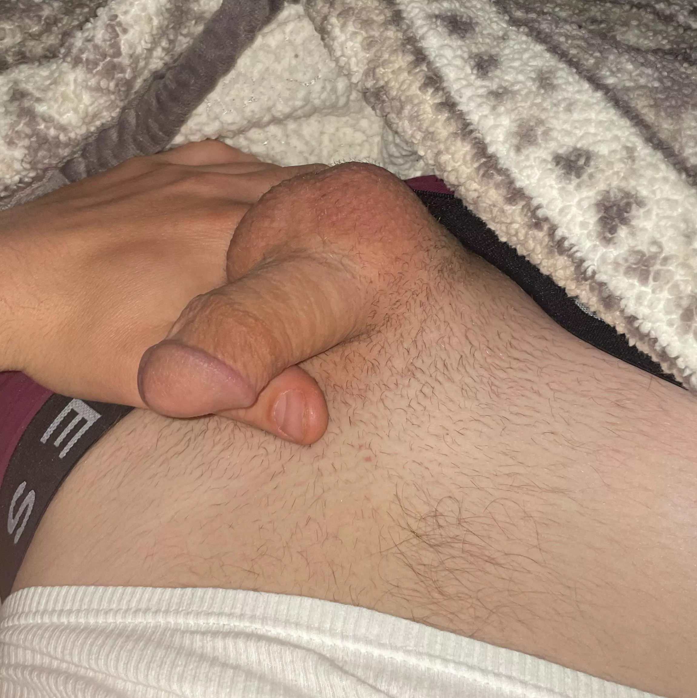 How’s my soft cock look with a little hair?