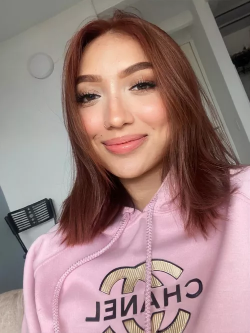 I always try to smile