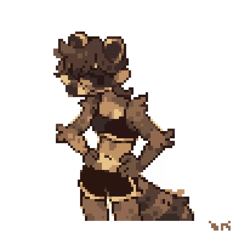 i drew my raccoon character