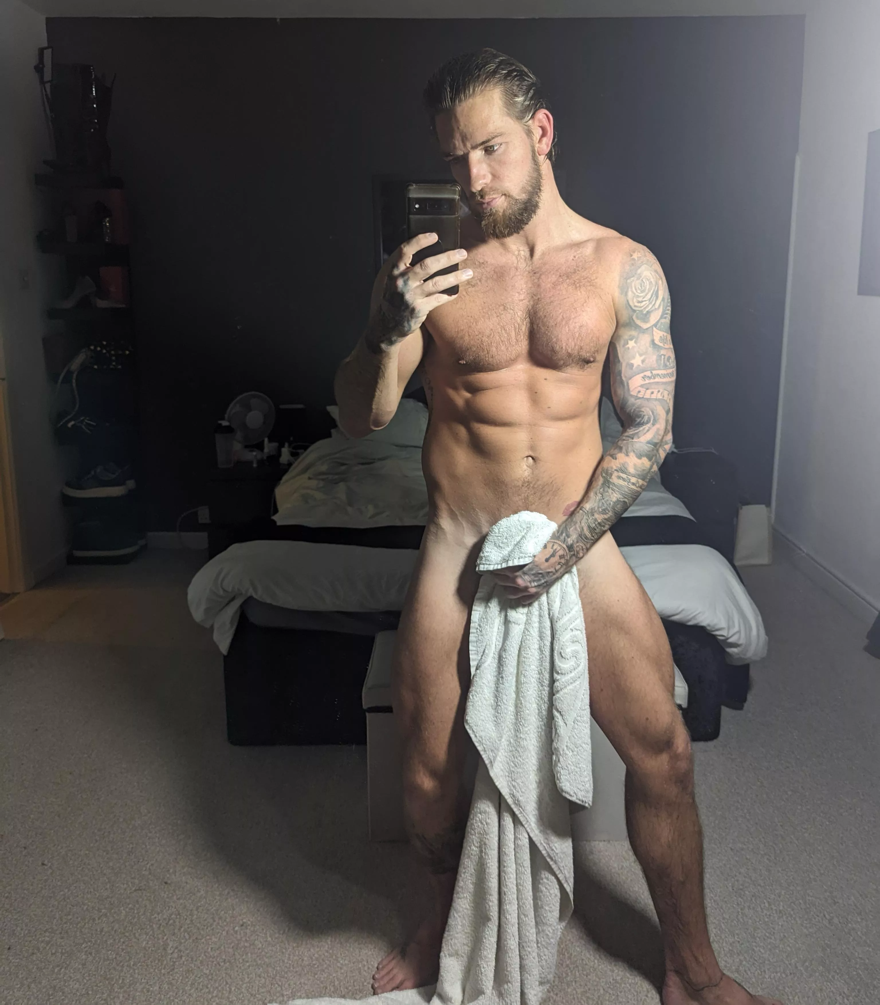 I'm all cleaned up for you 