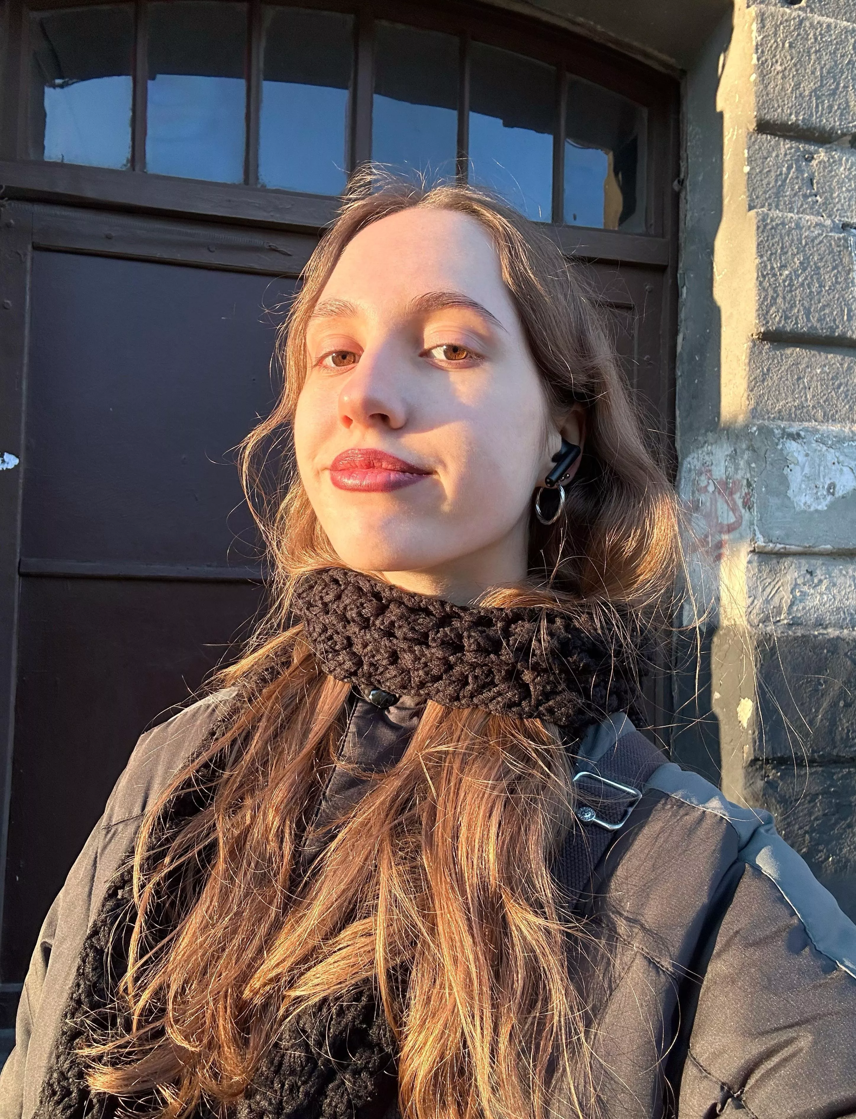 I'm walking and I think that I wouldn't mind if you tore my bra