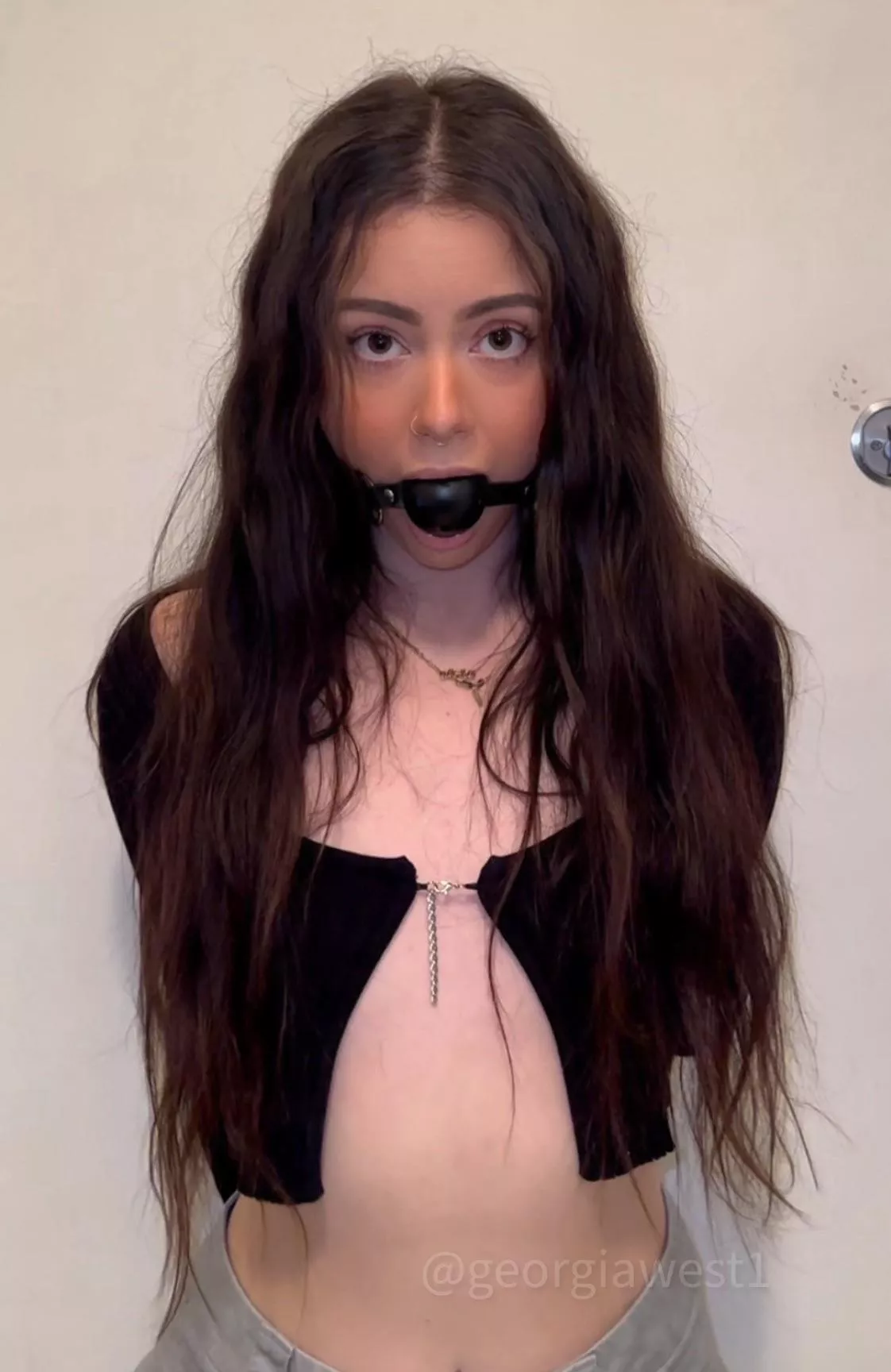 Love how submissive wearing my gag makes me feel