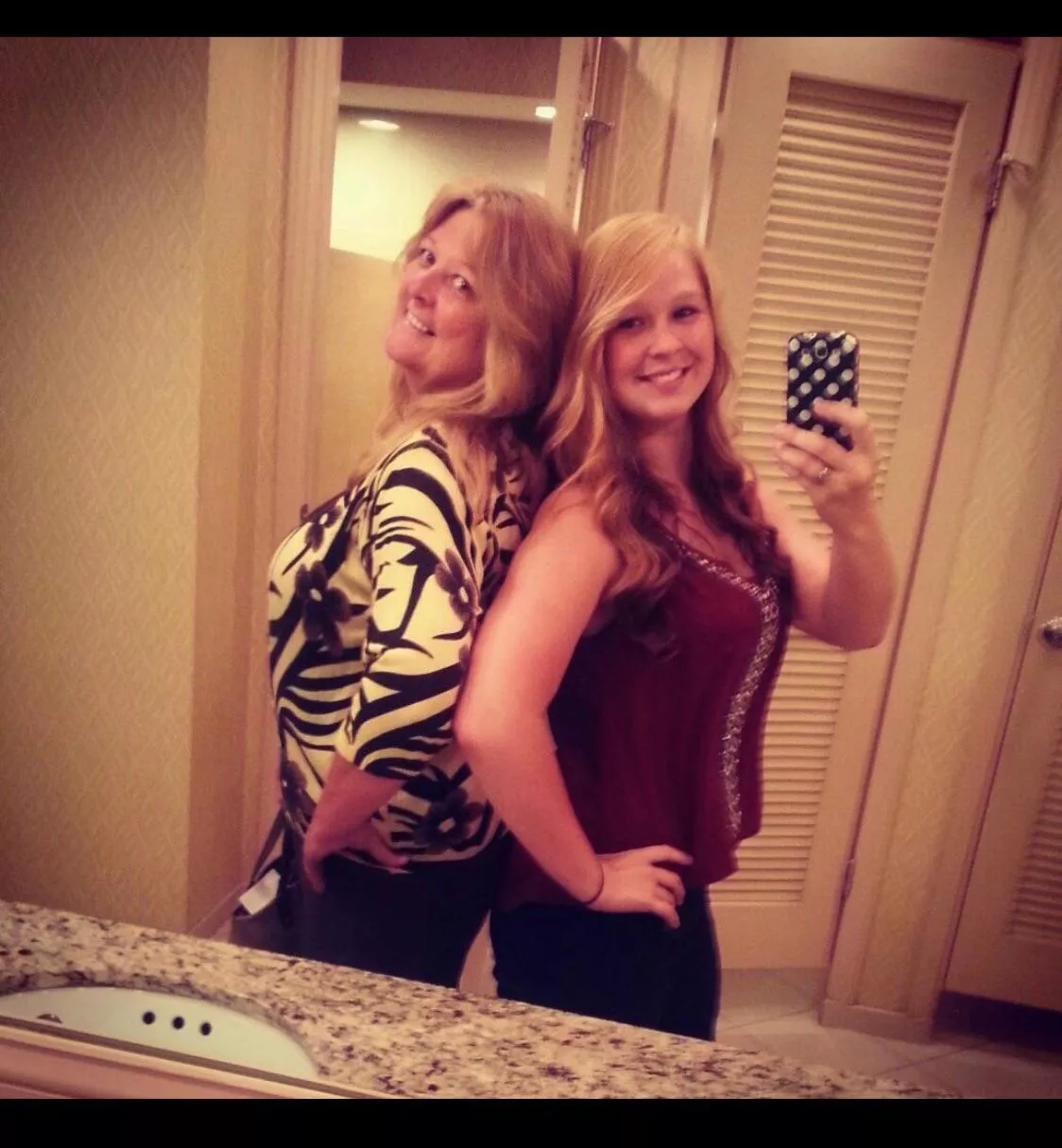 Me getting humbled by my own mother