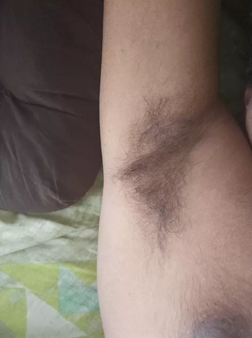 My sparse armpit bush. Not sure why i don't grow thick 