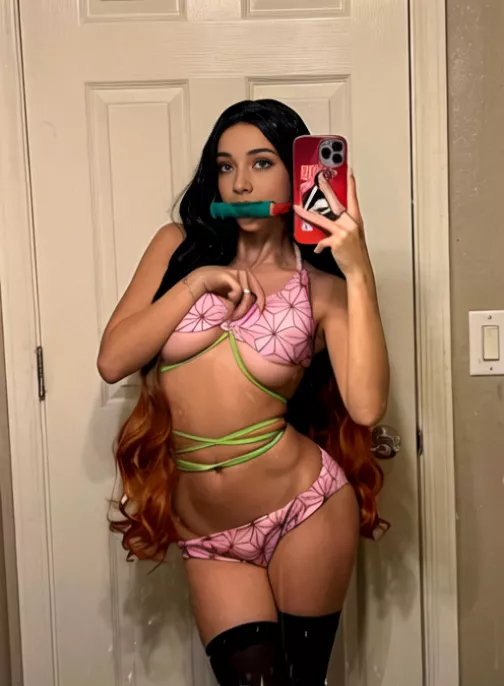 Nezuko from Demon Slayer. Are you ready for the new Demon Slayer movie?