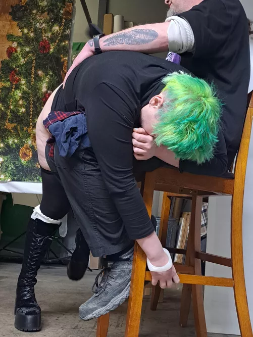 Over the knee is my favorite spanking position. What's yours???