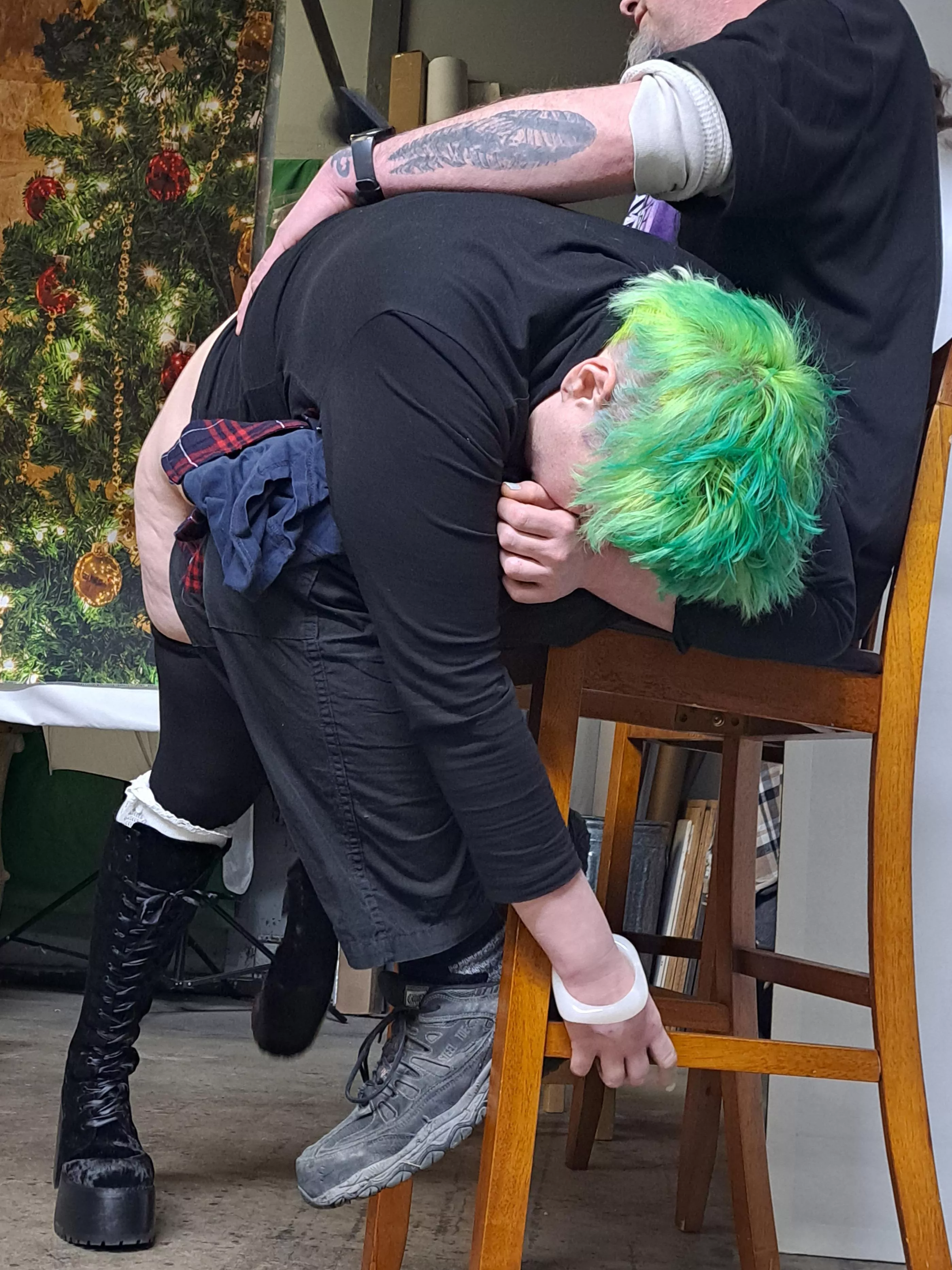 Over the knee is my favorite spanking position. What's yours???