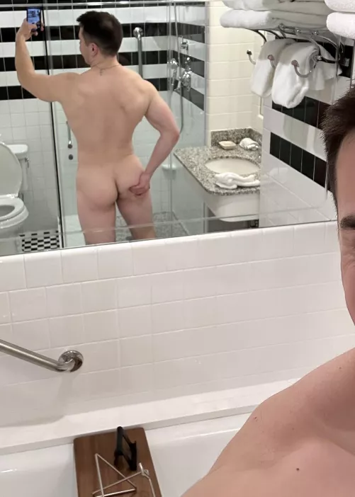 Plenty of mirrors for you to watch the masculinity leave my face 