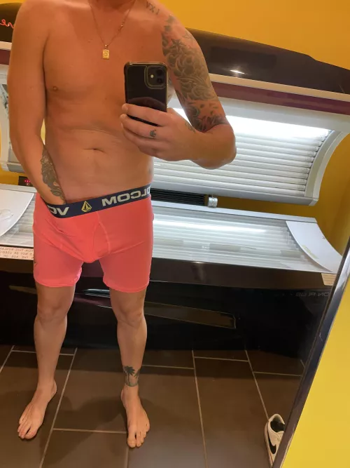 Pull them down then what am I feeling? Hand mouth or ….? 