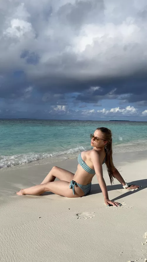 Ready to lie on the sand in a bikini for days