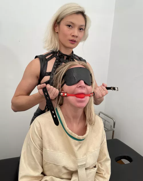 She was getting a little crazy, so I had to keep her quiet