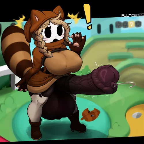 Tanuki suit Shy gal (plundered)