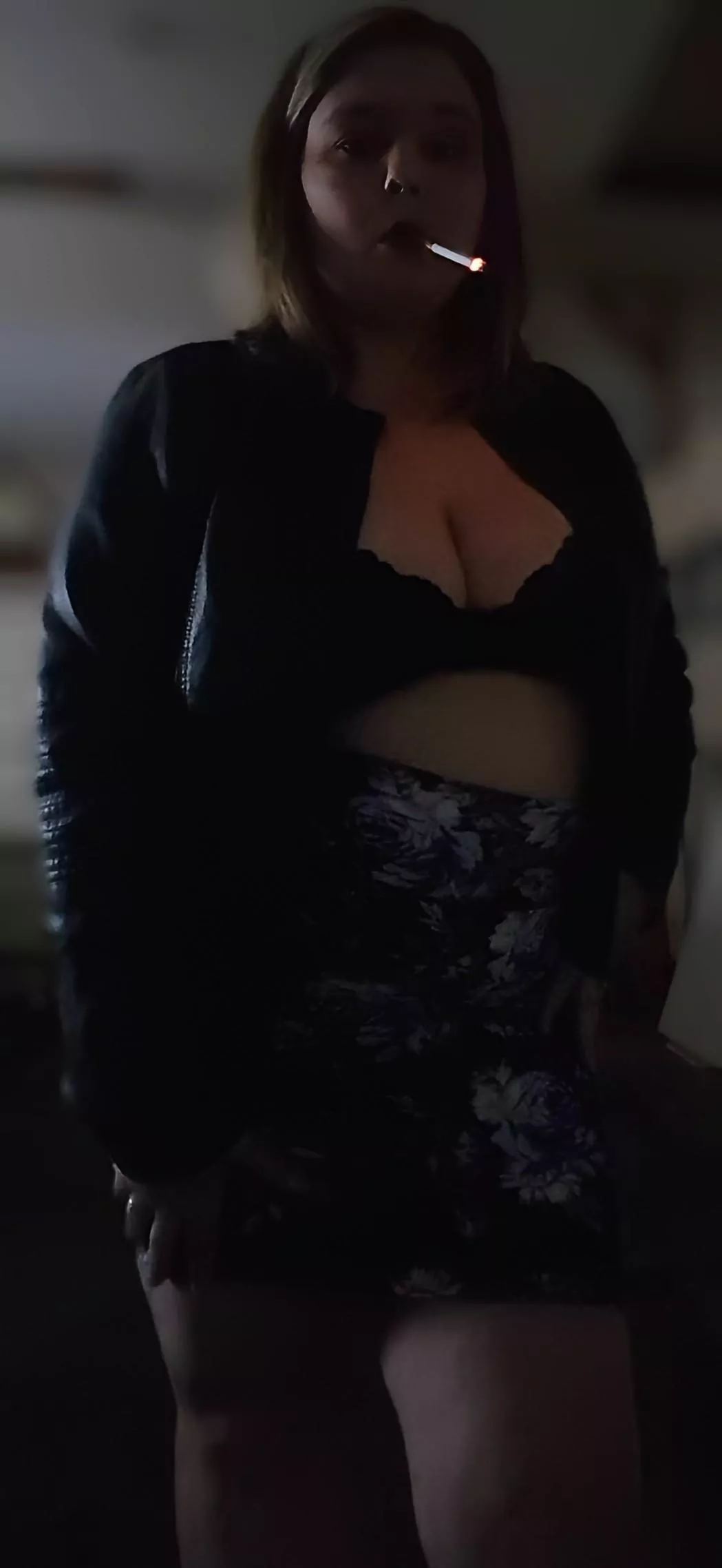 The way my cigarette glows when I take a drag🚬💨