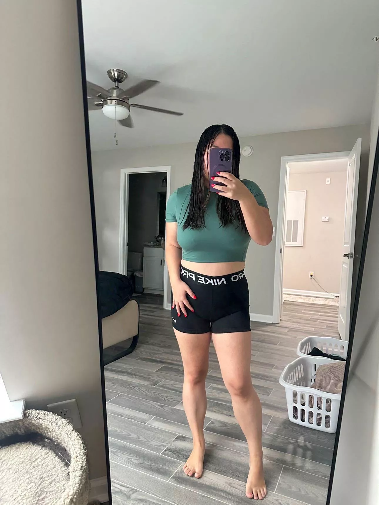 These shorts are a little too short 🫣