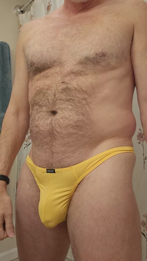 White but still chest hair. I'm 60