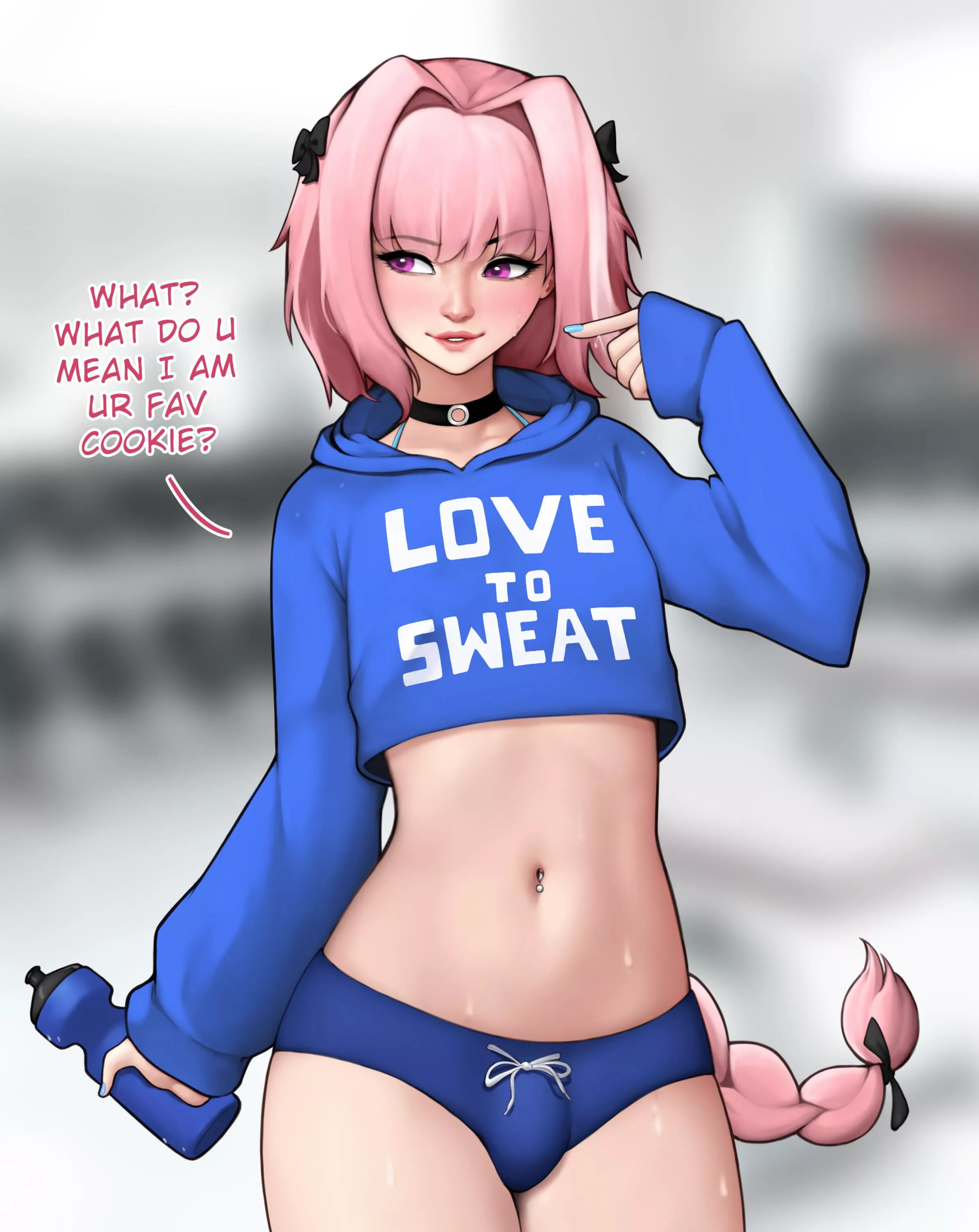 Who's gonna sweat with him?