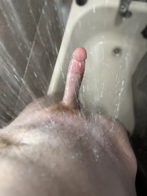 Always hard in the shower
