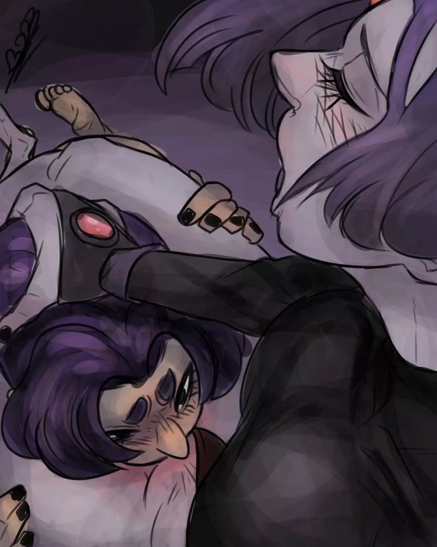 [Baynett90] (Teen Titans) Raven makes Blackfire lick her pussy. All characters are adults