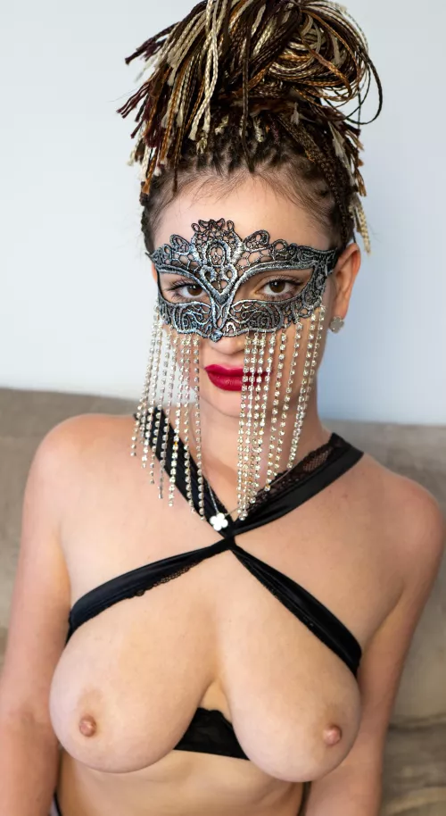 Behind this mask lies a world of pleasure