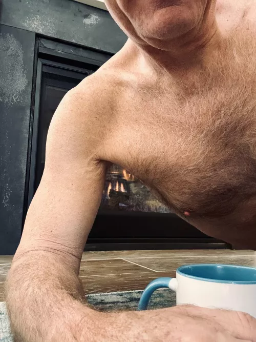 Chilly Sunday. Hot Coffee and Warm Fire - What Else Can I Hope For? 