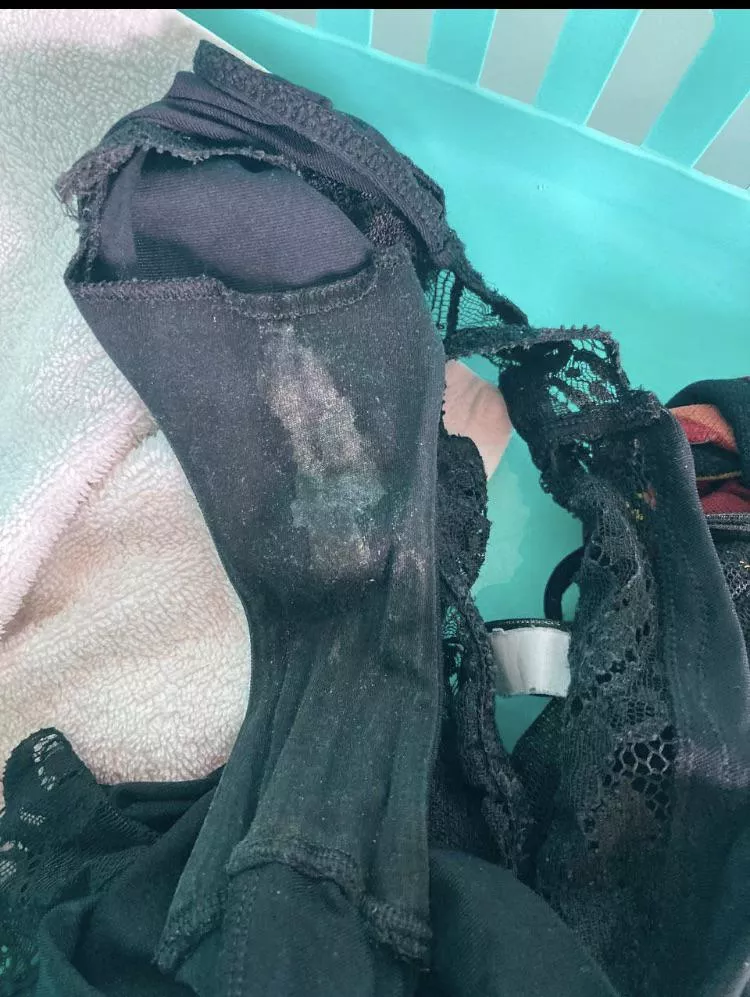 Creampied panties from a cheating wife?