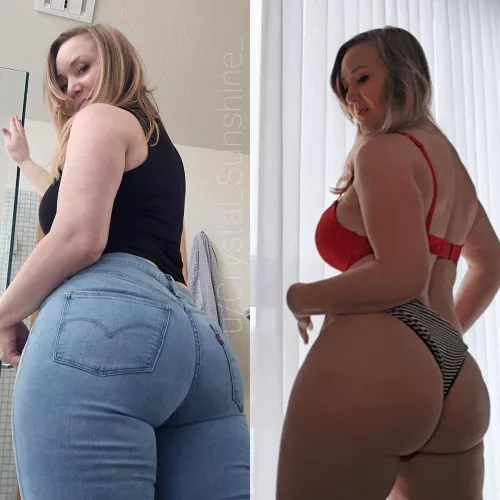 Do I look fuckable in and out of my jeans? [F50]