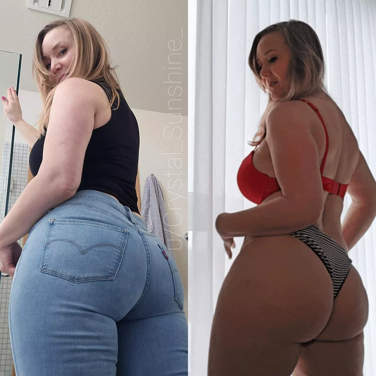 Do I look fuckable in and out of my jeans? [F50]