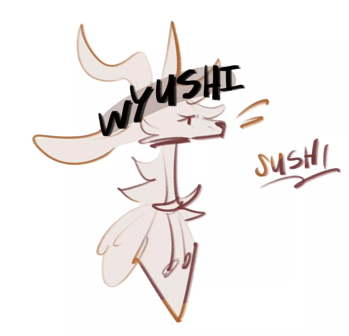 doodles of my sona! (Art by me!!)