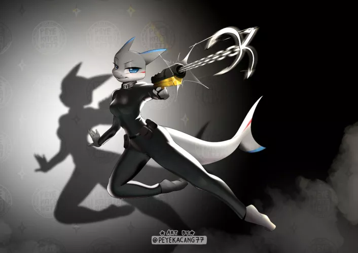 First commission after 3 months hiatus due my health 🥺 art by me @peyekacang77