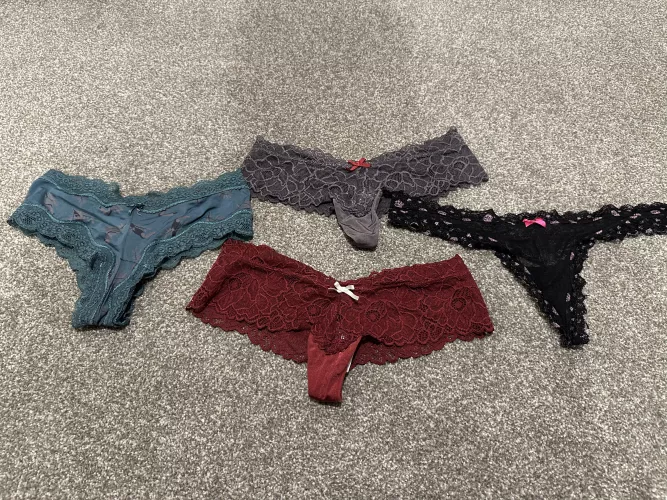 Four new “borrowed” pairs, I can’t wait to wear them 😈