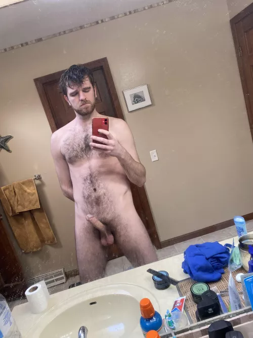 fresh out of the shower :)