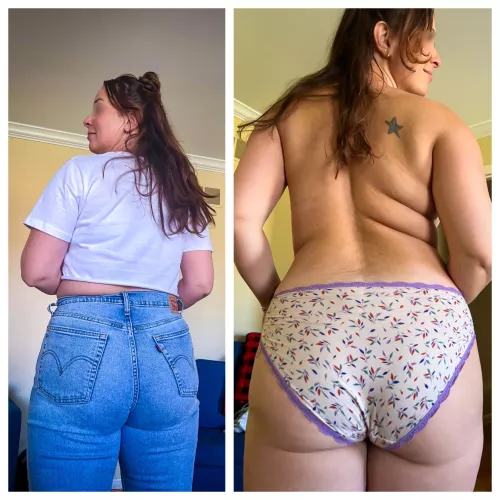 Grocery store look VS I’m about to put my big butt on your dick 