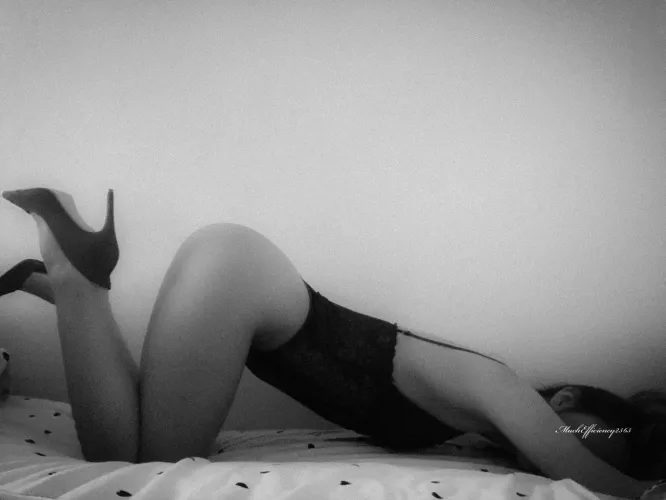 High heels and lingerie play a key role in expressing a woman's sensuality.