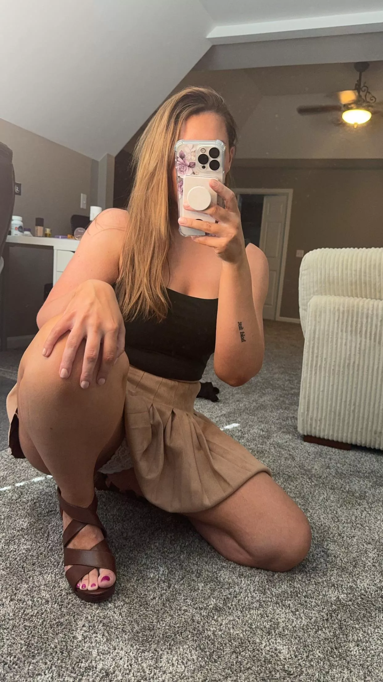 I can easily pull the to the side