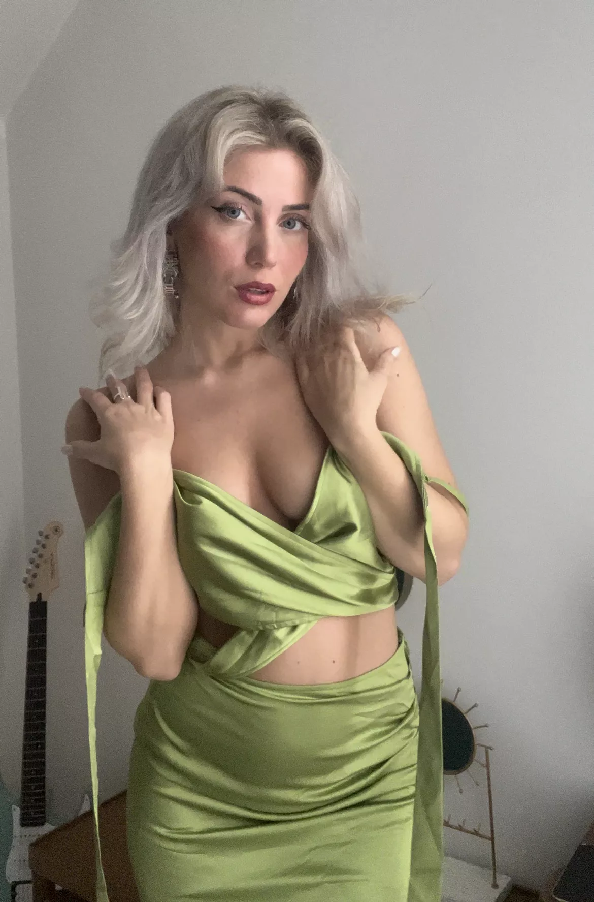 If I wear this dress on date night, it better end with your load inside me