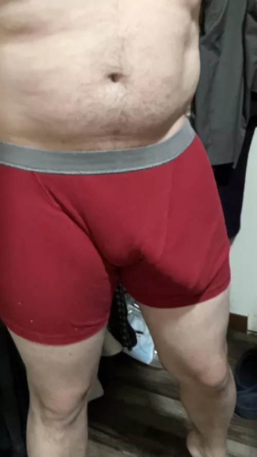 Just the usual morning routine… it was hard getting ready for church today