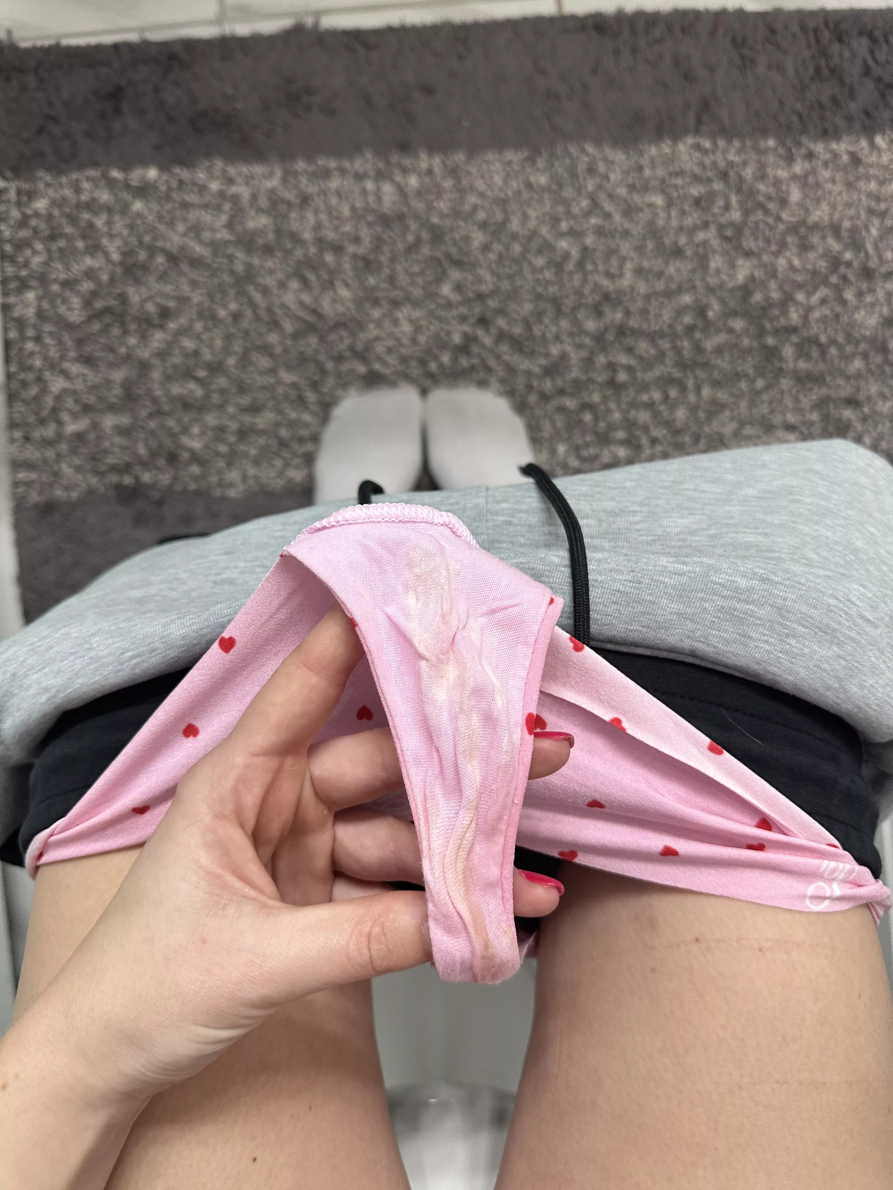 Make them wet again with your tongue