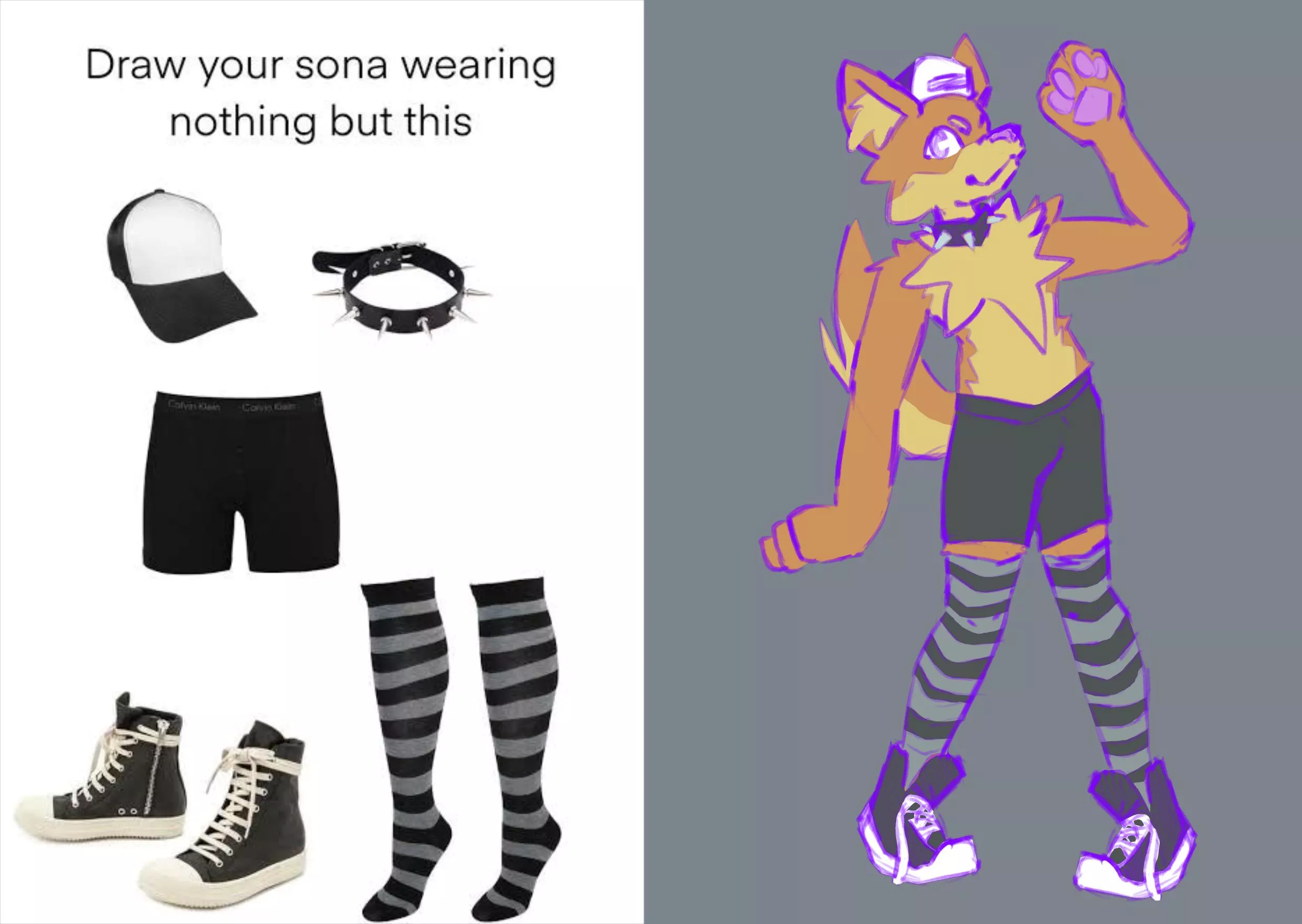 My bf sent me this prompt and I just had to