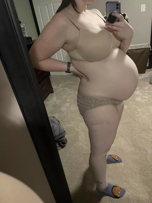 My maturity panties while I’m pregnant with twins!