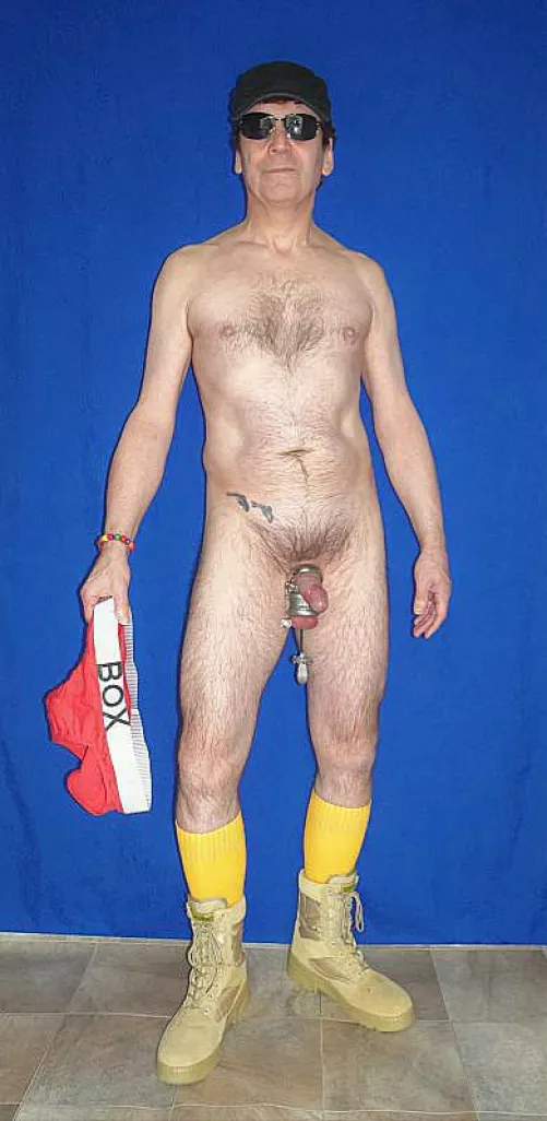 Pants off that's much better & nice & weighted down today