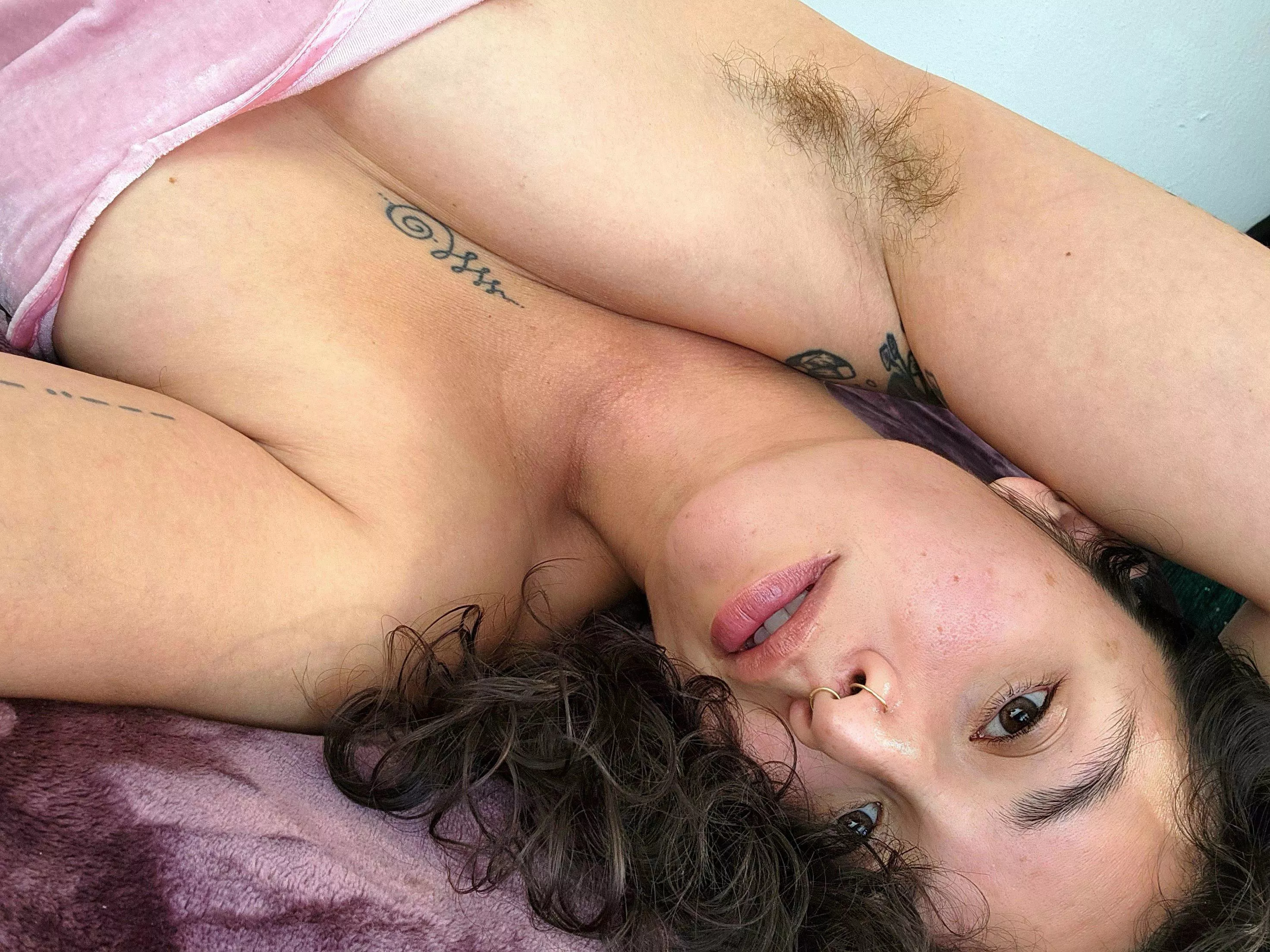 Pull my top down and lick me everywhere