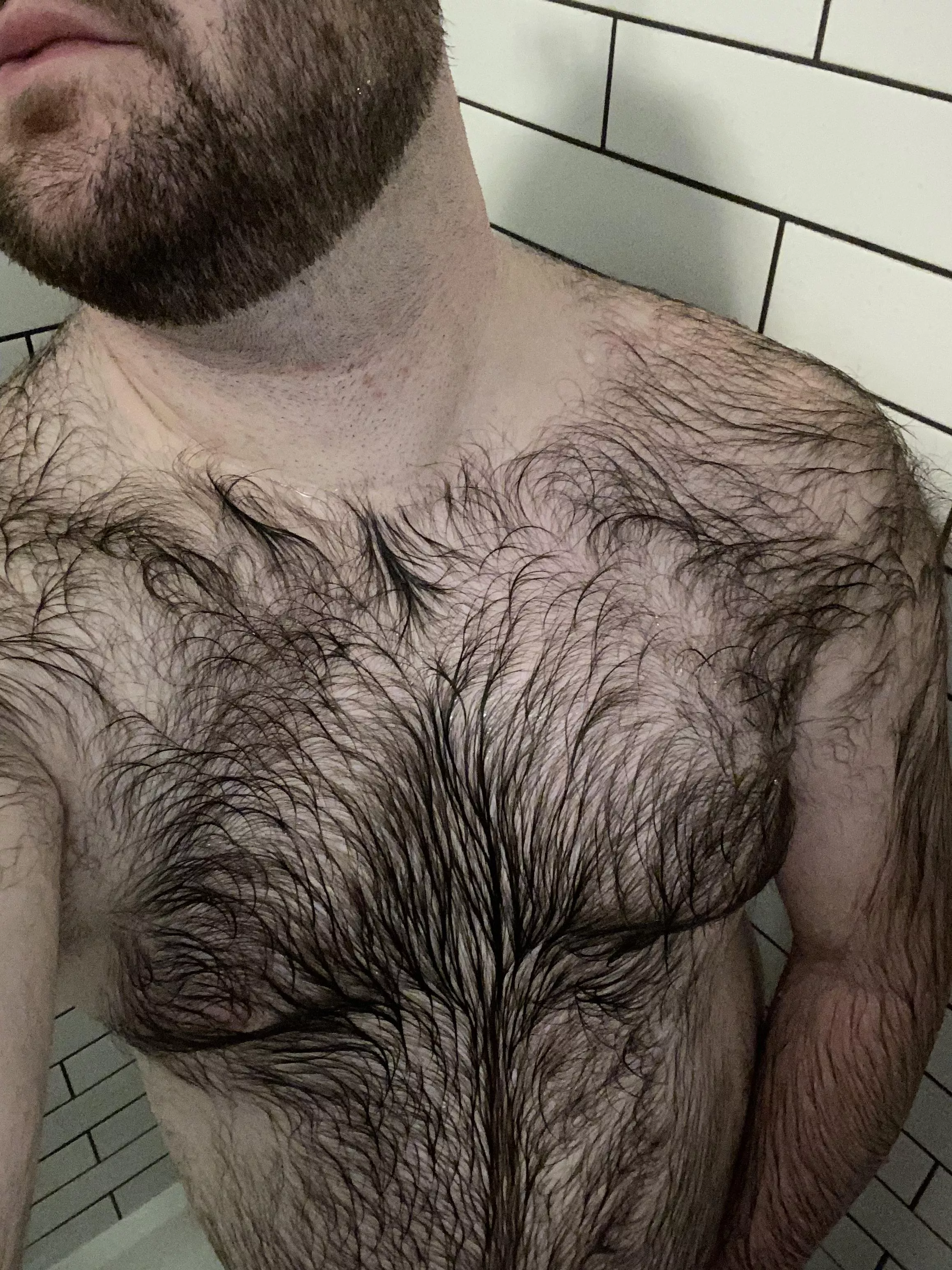 Right after the shower