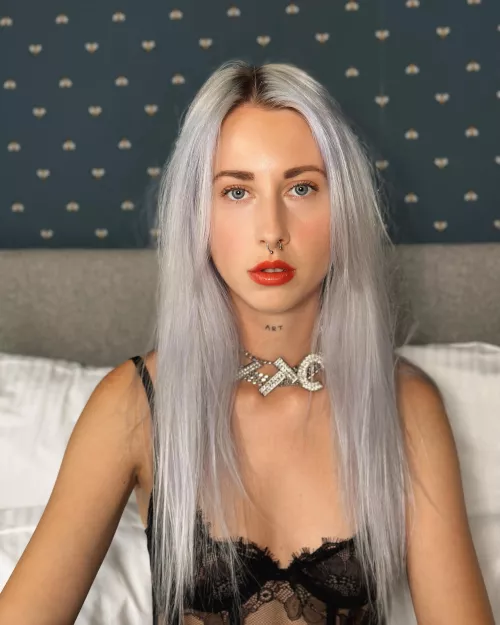 Say hi if you like my collar 🖤