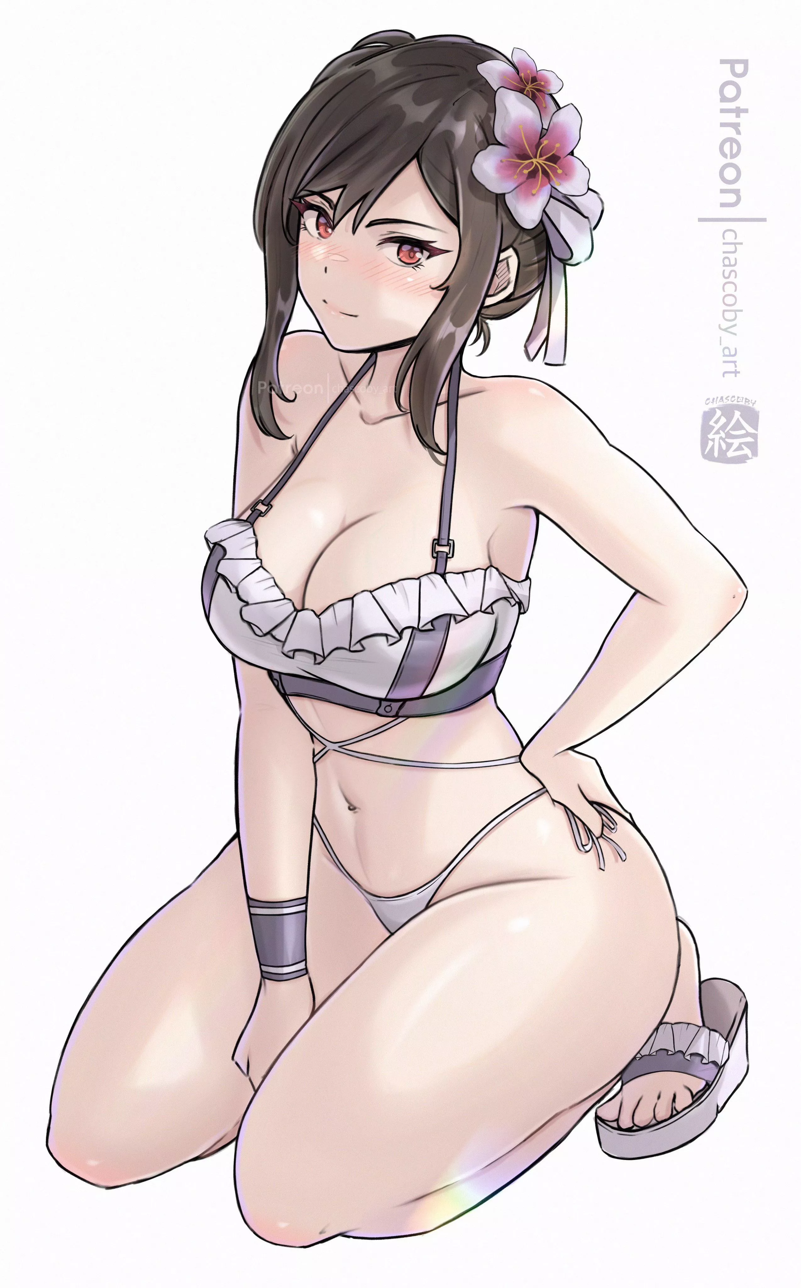 Tifa, bikini and swimsuit [Final Fantasy Vll] 